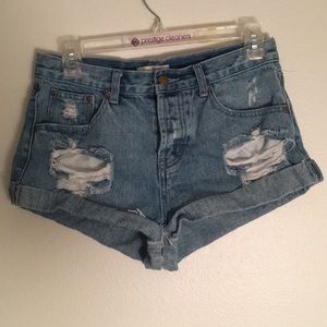 Woman’s jean shorts